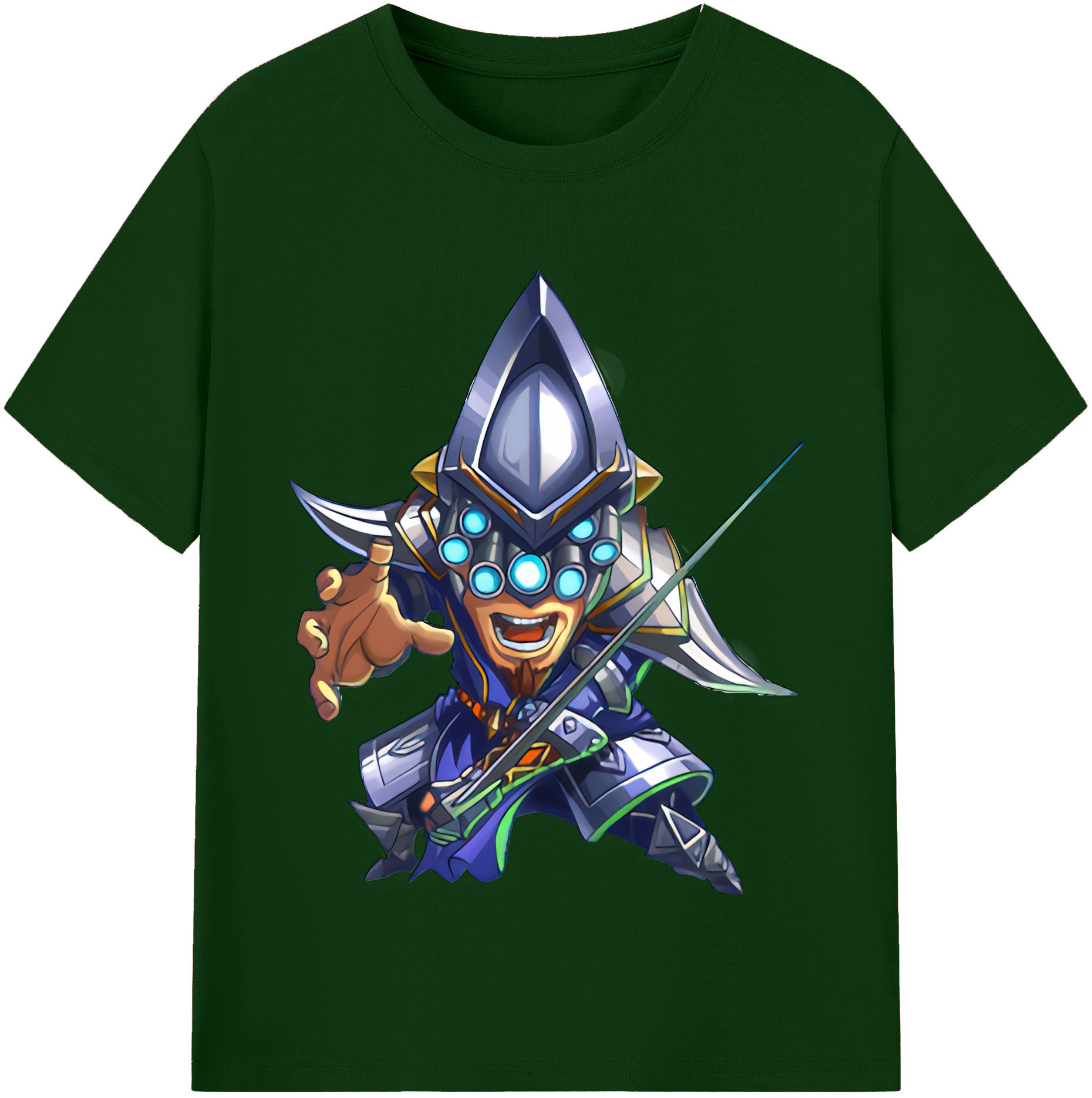 リーグ・オブ・レジェンド League of Legends LOL 綿100％半袖Tシャツ（フロントプリント）